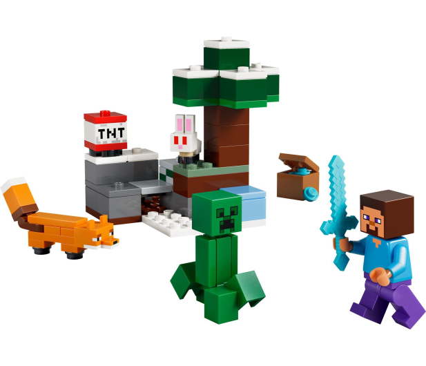 LEGO MINECRAFT 21583 Przygoda Steve’a w tajdze - 1473415 - zdjęcie 3